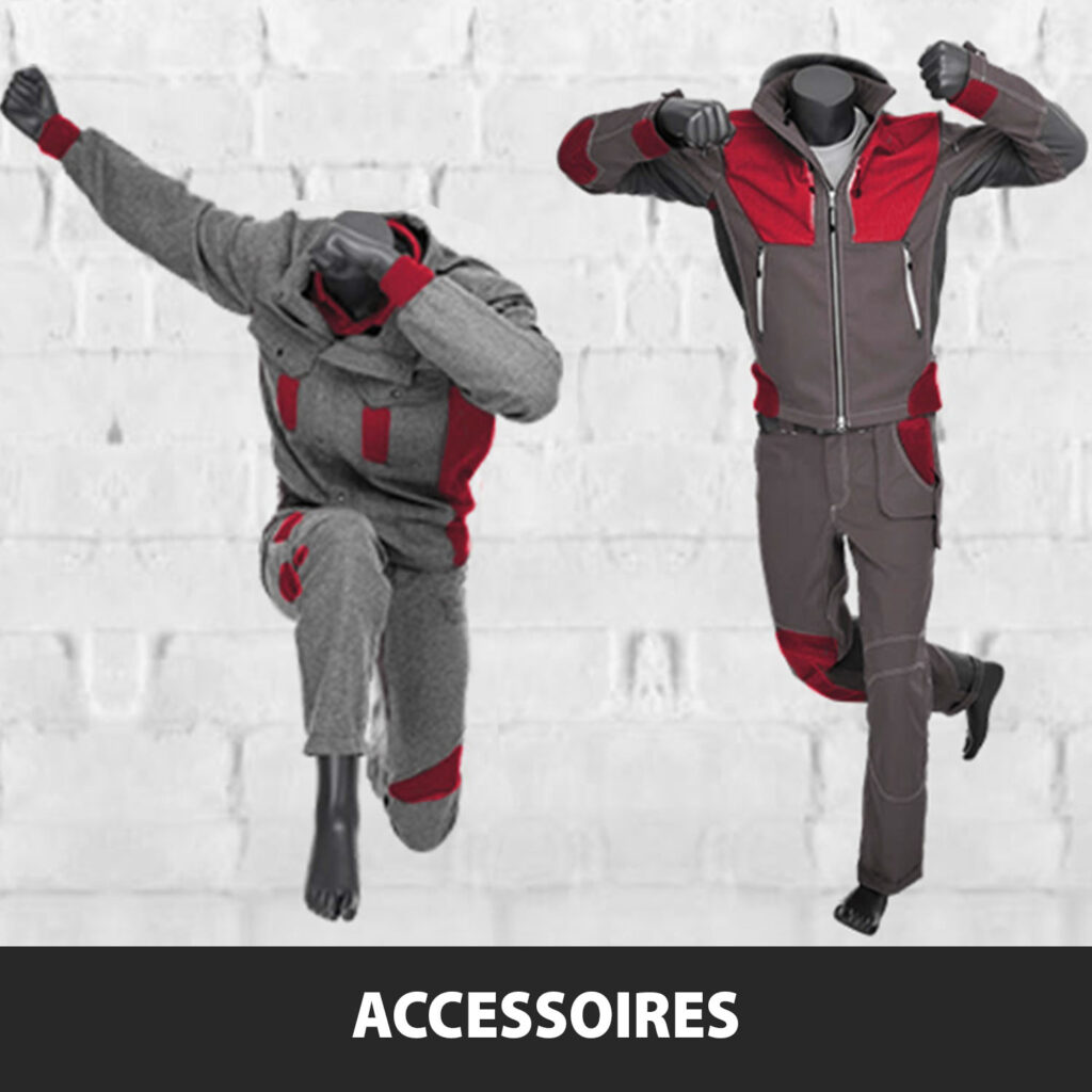 Mannequins Hero - Accessoires tricotés pour vêtements professionnels